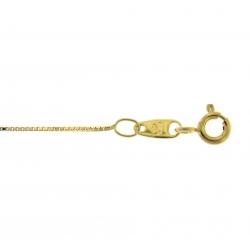 18Kt Yellow Gold Box Chain 012
