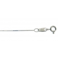 18Kt White Gold Box Chain 015