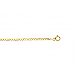 18Kt Yellow Gold Oval Link 025