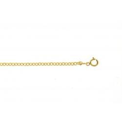 18Kt Yellow Gold Oval Link 025