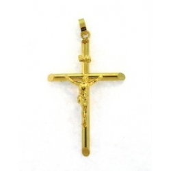 14Kt Yellow Gold Crucifix Pendant (1.20gr)