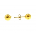 14KT Yellow Gold 6mm Stud Earrings