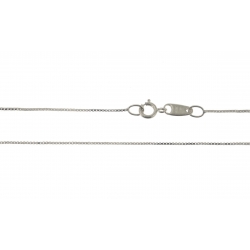 18Kt White Gold Box Chain 09