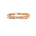 14Kt Rose Gold Diamond Eternity Band with Milgrain (0.33cts tw)