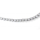 18Kt White Gold Diamond Tennis Necklace (5.52cts tw)