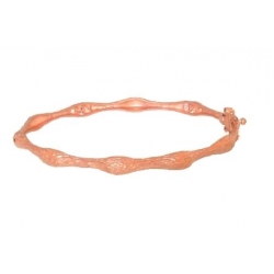 14Kt Rose Gold Bamboo Bangle (10.70gr) 14Kt Rose Gold Bamboo Bangle (10.70gr)