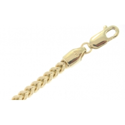 14Kt Yellow Gold Diamond Cut Hollow Franco 100