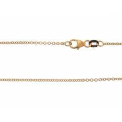 14Kt Rose Gold Oval Link 035