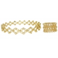 14Kt Yellow Gold Bracelet Convertible to Ring (1.25cts tw)
