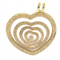 18Kt Yellow Gold Diamond Heart Pendant (0.57cts tw)