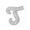 14Kt White Gold Diamond Initial "T" Pendant (0.05cts tw)