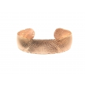 Rose Gold Plated Silver Cuff Bangle (11.50GR)